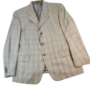 Chiavari Vitale Barberis Canonico suit jacket 44 made in Italy Wool‎ Gray super